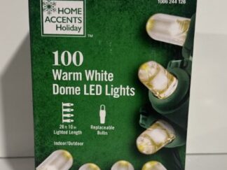 100 Warm White Dome Lights