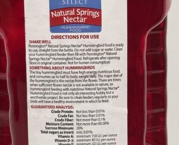 Natural Springs Nectar Hummingbird Food 64 oz - Image 5
