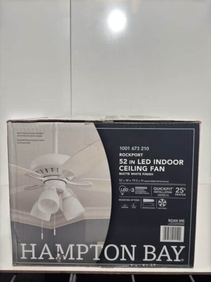 Rockport LED Ceiling Fan 52 Inch Hampton Bay - Image 5