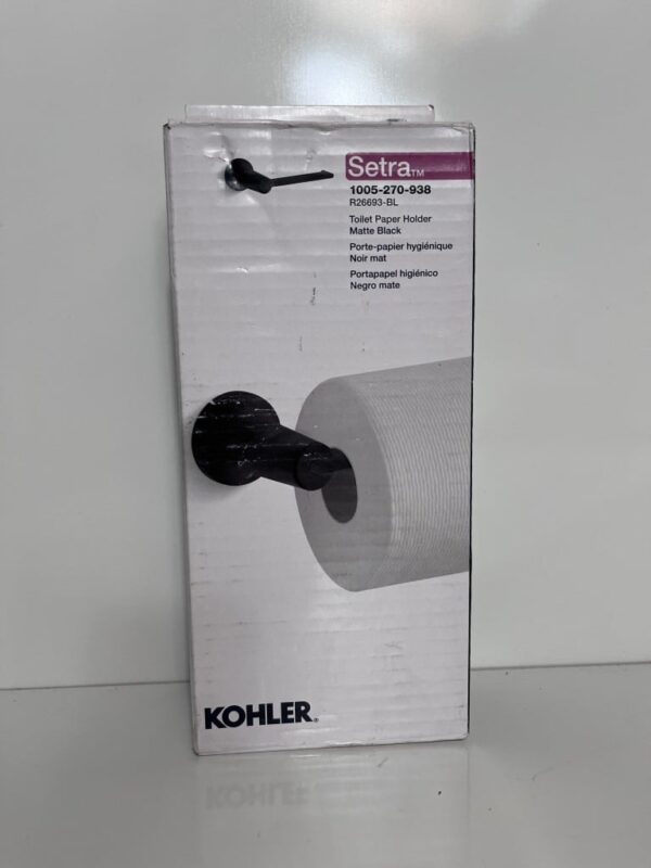 Kohler Setra Toilet Paper Holder Matte Black