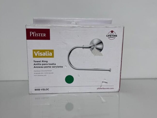 Pfister Visalia Towel Ring in Chrome