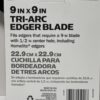 PowerCare Tri Arc Edger Blade 9"x9" - Image 5