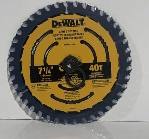 DeWalt Cross Cutting Saw Blade 7 1/4 inc 40T