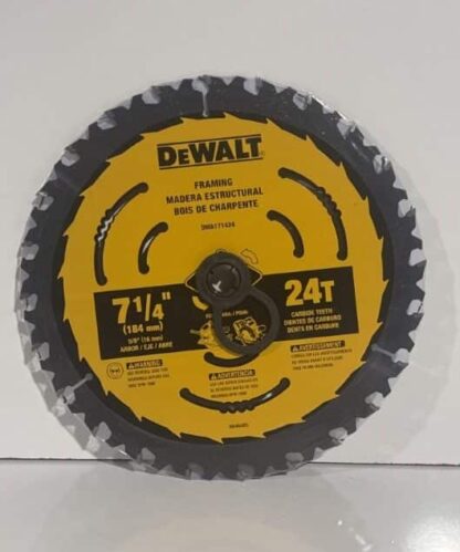 DeWalt Framing Saw Blade 7 1/4 inc 24T