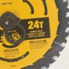 DeWalt Framing Saw Blade 7 1/4 inc 24T - Image 2