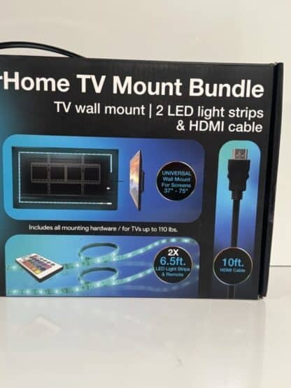 Aura LED 65 in. TV Mount Combo