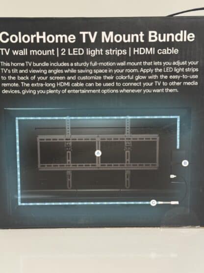 Aura LED 65 in. TV Mount Combo - Image 6