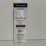 IMG 7129 Neutrogena Ultra Sheer Face Serum Sunscreen SPF 60+1.7oz