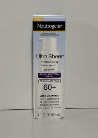 Neutrogena Ultra Sheer Face Serum Sunscreen SPF 60+1.7oz