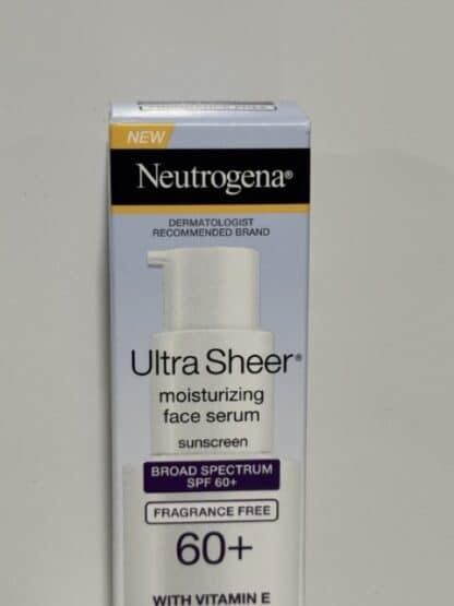 Neutrogena Ultra Sheer Face Serum Sunscreen SPF 60+1.7oz - Image 2