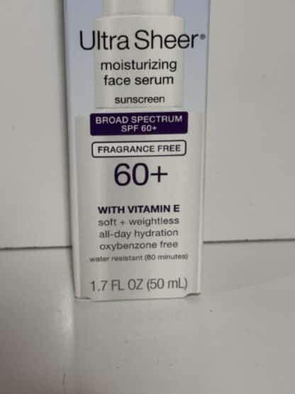 Neutrogena Ultra Sheer Face Serum Sunscreen SPF 60+1.7oz - Image 3