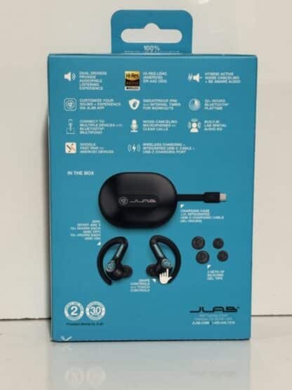 JLab Wireless Bluetooth Earbuds - Black - Image 5