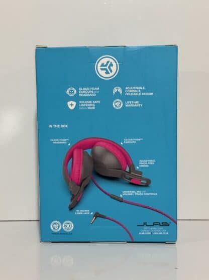 JBuddies Studio 2 Wired Kids Headphones Pink - Image 2