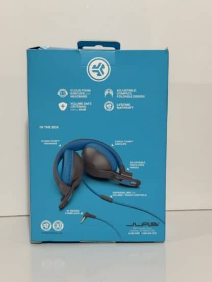 JBuddies Studio 2 Wired Kids Headphones Blue - Image 4