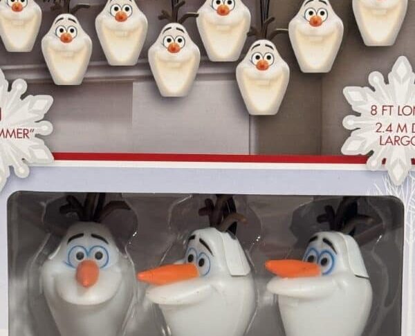 Disney Frozen Olaf Musical Light String – 8ft Indoor Holiday Décor - Image 5