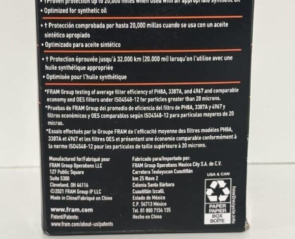 FRAM Titanium FS10075