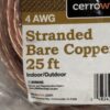 4 AWG Stranded Bare Copper 25'ft - Image 5