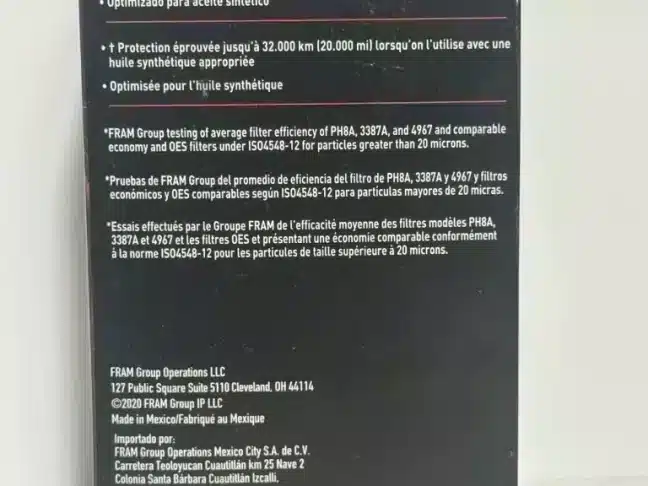 FRAM Titanium FS3976A - Image 5