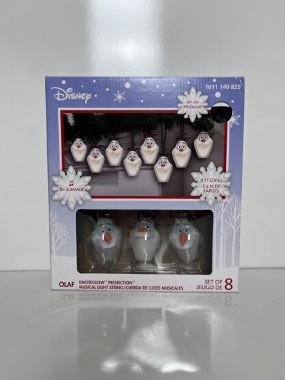 Disney Frozen Olaf Musical Light String – 8ft Indoor Holiday Décor