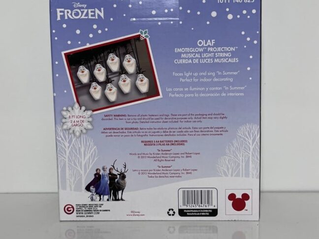 Disney Frozen Olaf Musical Light String – 8ft Indoor Holiday Décor - Image 3