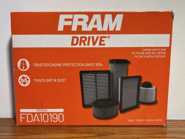 FRAM Drive Engine Air Filter FDA10190 – Optimal Engine Protection for Select Toyota, Scion, and Pontiac Models