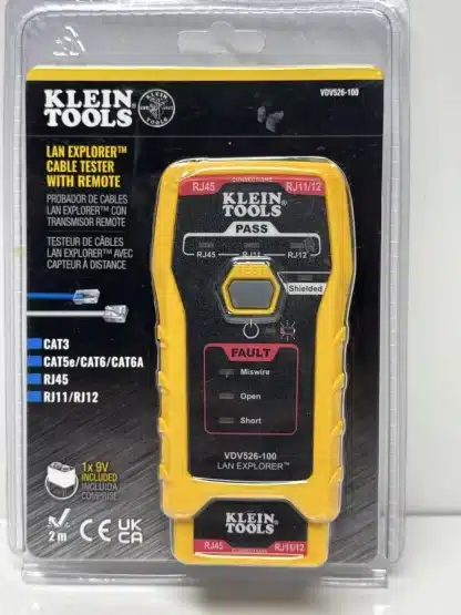 Klein Tools LAN Explorer Cable Tester with Remote — Model VDV526-100 - Image 9