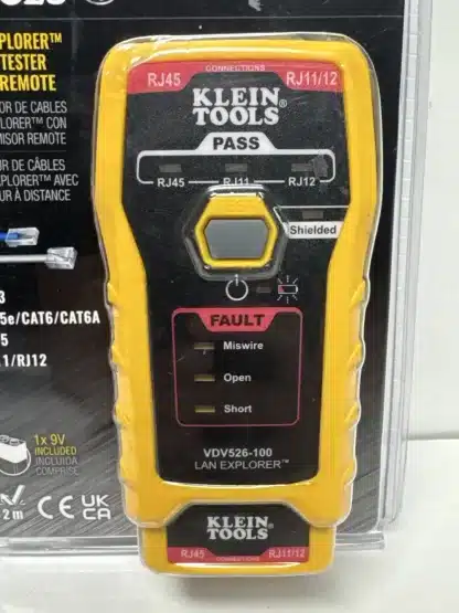 Klein Tools LAN Explorer Cable Tester with Remote — Model VDV526-100 - Image 4