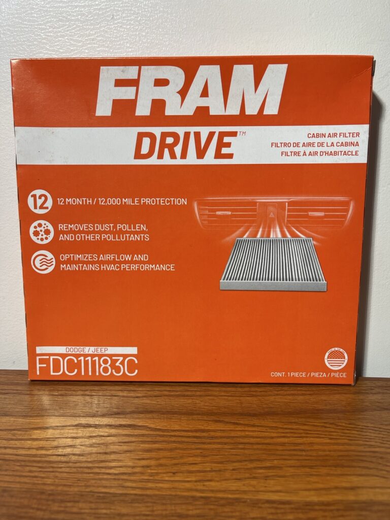 FRAM Drive Cabin Air Filter FDC11183C for Dodge Durango (2011–2025), Jeep Grand Cherokee (2011–2021)
