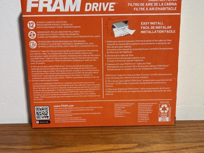 FRAM FDC10140 Cabin Air Filter for Infiniti, Mitsubishi & Nissan Models (2000–2025) - Image 3