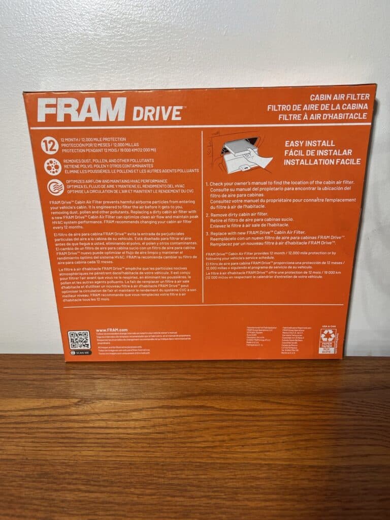 FRAM FDC8791A Cabin Air Filter for GM Full-Size Trucks & SUVs (1999–2002) - Image 3