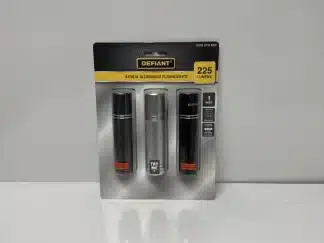 Defiant 3 Pack Aluminum Flash Lights