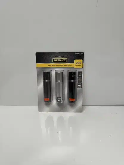 Defiant 3 Pack Aluminum Flash Lights