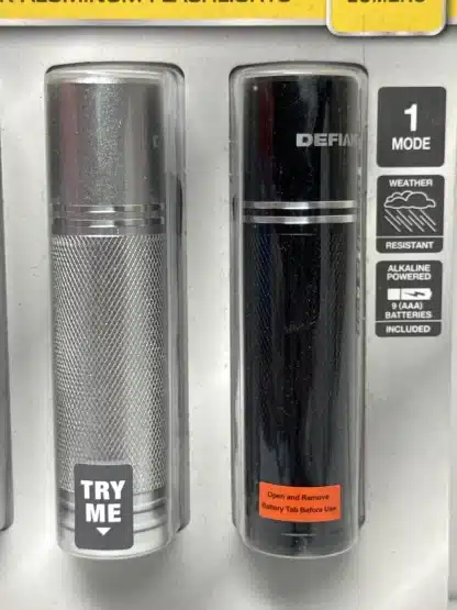 Defiant 3 Pack Aluminum Flash Lights - Image 4