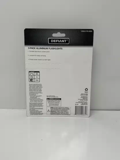 Defiant 3 Pack Aluminum Flash Lights - Image 5