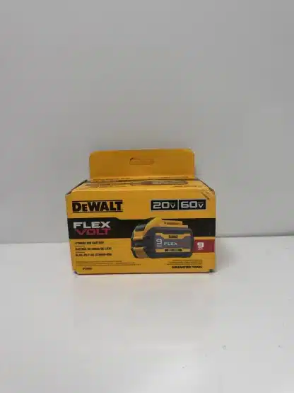 DEWALT FLEXVOLT MAX 9Ah Battery 20V/60V (DCB609) – High-Capacity Lithium-Ion Battery for Extended Runtime