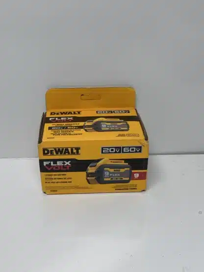 DEWALT FLEXVOLT MAX 9Ah Battery 20V/60V (DCB609) – High-Capacity Lithium-Ion Battery for Extended Runtime - Image 6