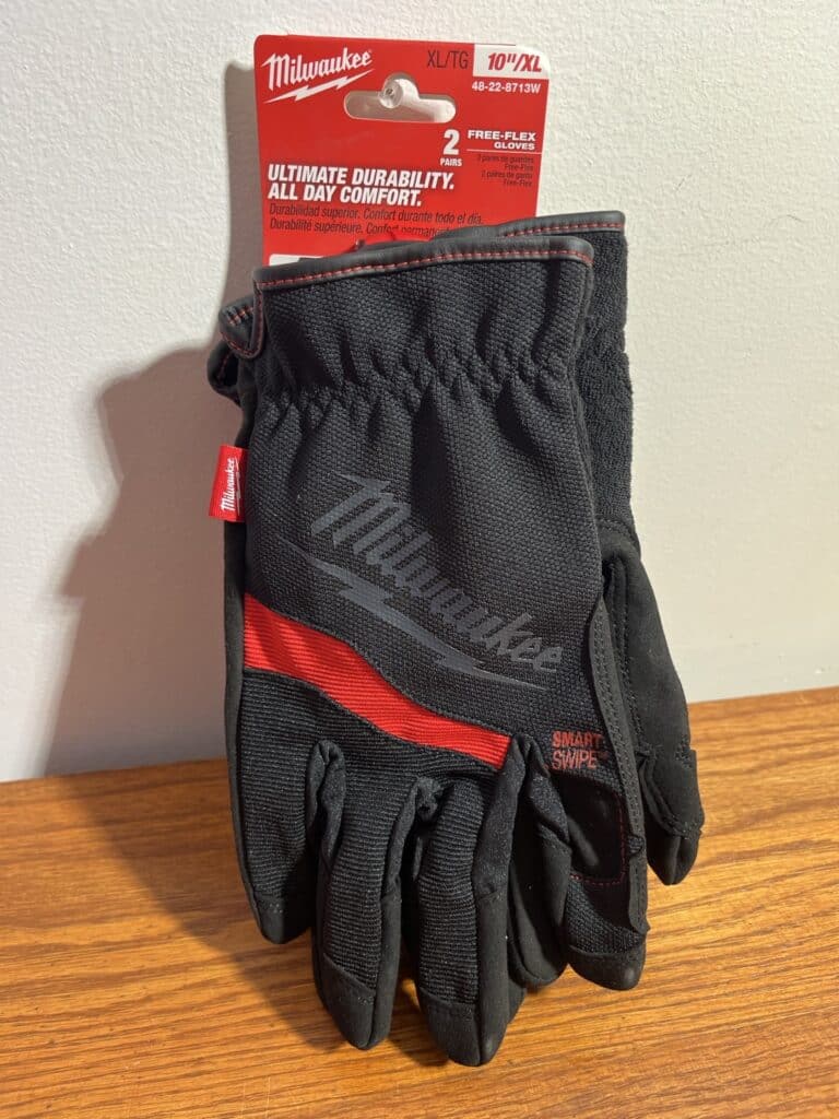 Milwaukee X-Large Free-Flex Work Gloves (2-Pack) – Touchscreen Compatible, High Dexterity, All-Day Comfort