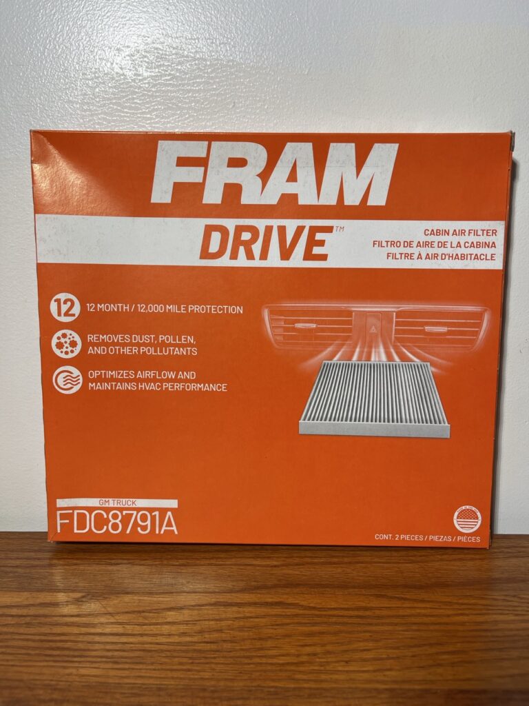 FRAM FDC8791A Cabin Air Filter for GM Full-Size Trucks & SUVs (1999–2002)