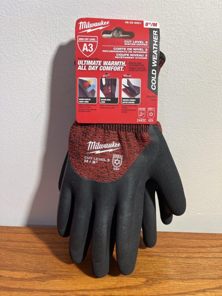 Milwaukee Medium Cut Level 3 Insulated Winter Work Gloves – Enhanced Grip & Warmth​