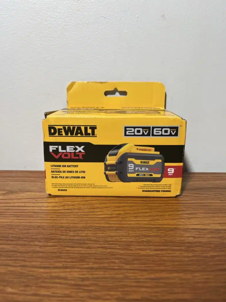 DEWALT FLEXVOLT 20V/60V MAX 9Ah Battery (DCB609) – High-Capacity Lithium-Ion Battery for Extended Runtime