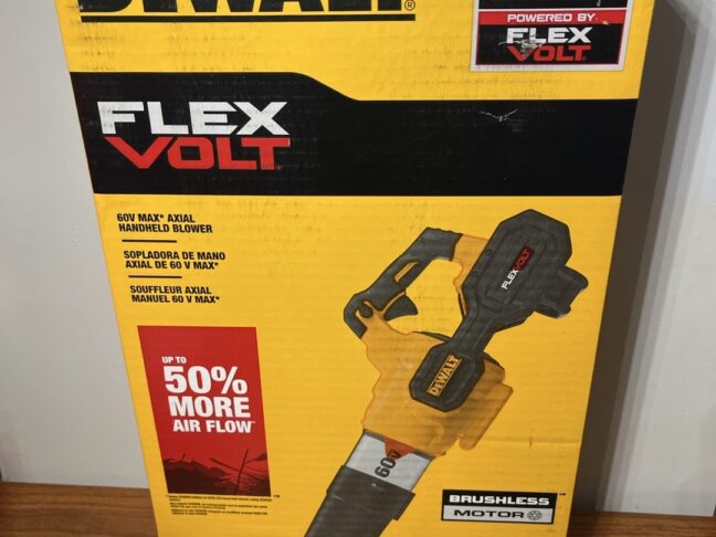 DEWALT FLEXVOLT 60V MAX Brushless Cordless Handheld Axial Blower Kit (DCBL772X1)