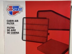 CARQUEST Standard Cabin Air Filter R479950 – Enhances In-Cabin Air Quality