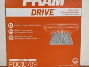 FRAM Drive Cabin Air Filter FDC10709 – Enhanced In-Cabin Air Quality for Select Hyundai and Kia Models
