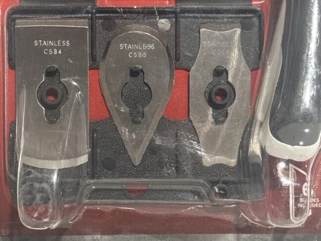 Husky Contour Scraper with 6 Interchangeable Blades | Versatile Tool for Detailed Surface Preparation - Image 9