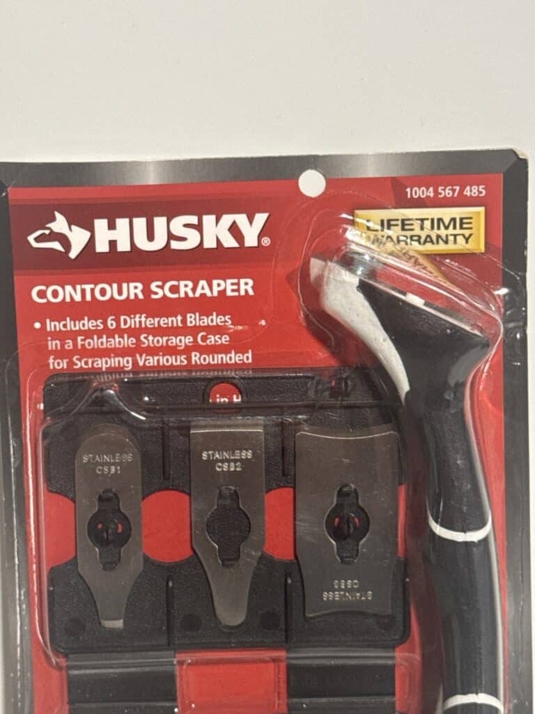Husky Contour Scraper with 6 Interchangeable Blades | Versatile Tool for Detailed Surface Preparation - Image 8
