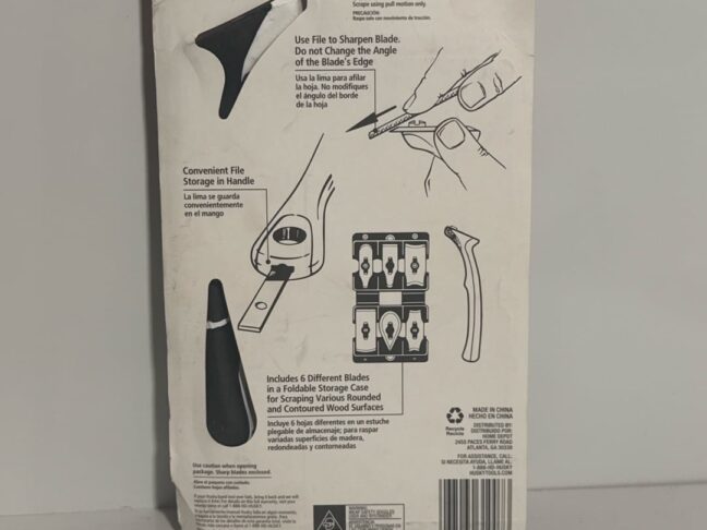 Husky Contour Scraper with 6 Interchangeable Blades | Versatile Tool for Detailed Surface Preparation - Image 7