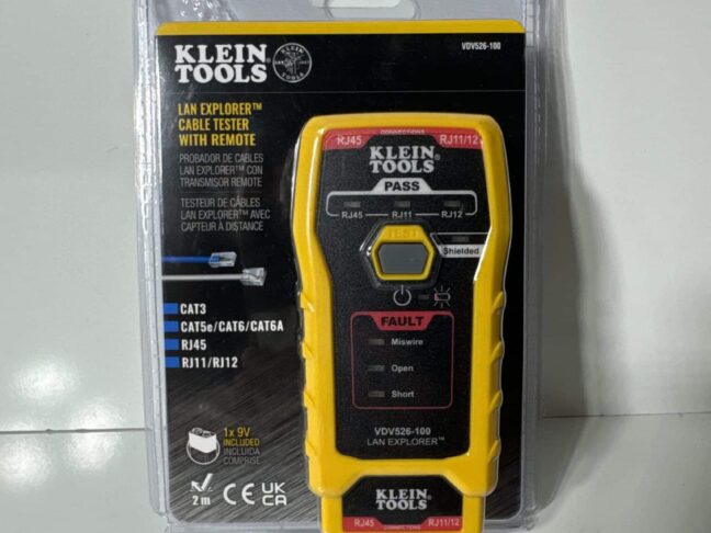 Klein Tools LAN Explorer Cable Tester with Remote — Model VDV526-100
