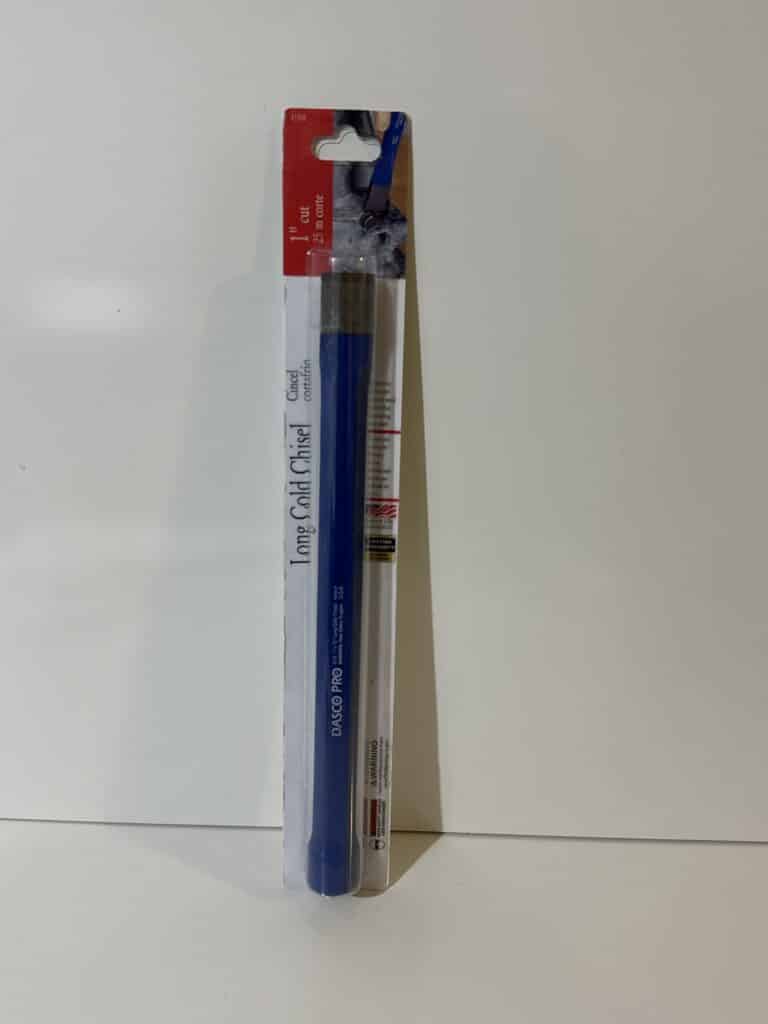 Dasco Pro Long Cold Chisel 419-0, 1" Cut, 12" Length