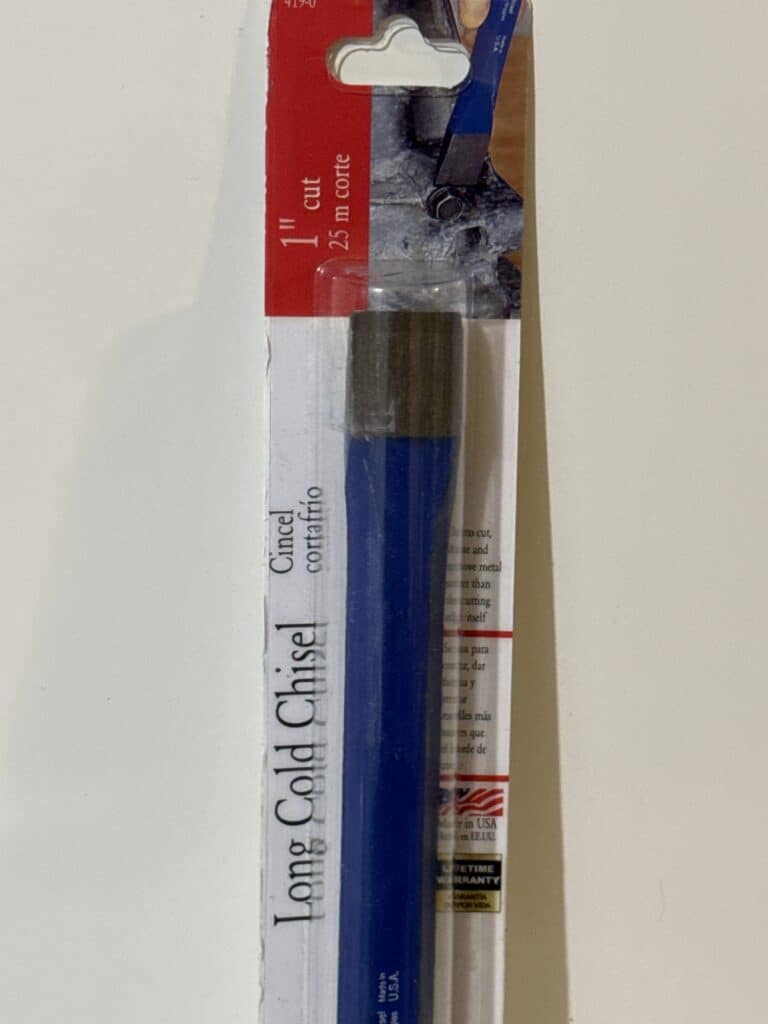 Dasco Pro Long Cold Chisel 419-0, 1" Cut, 12" Length - Image 2