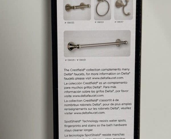Delta Crestfield Towel Bar 18' - Image 10